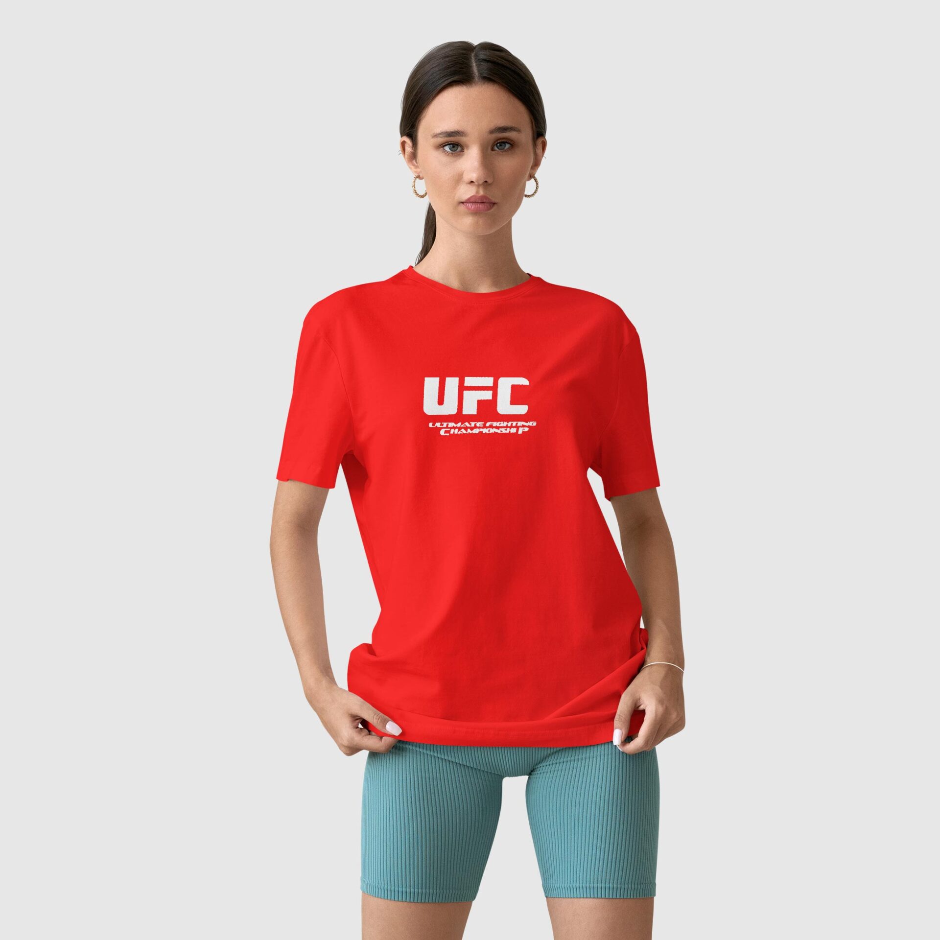 T-Shirt Femmes UFC -Rouge- UFC Store Maroc